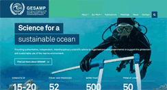 Desktop Screenshot of gesamp.org